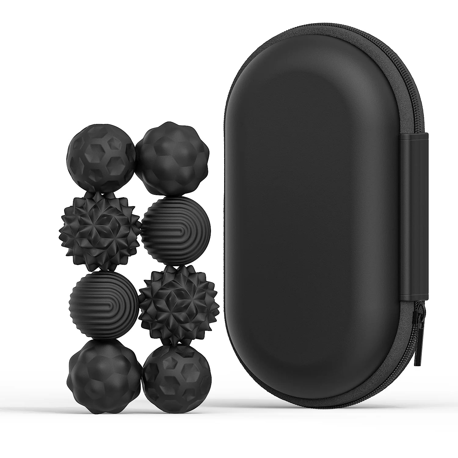 Magnetic Sensory Fidget Balls - 8-Piece Stress & Anxiety Relief Set