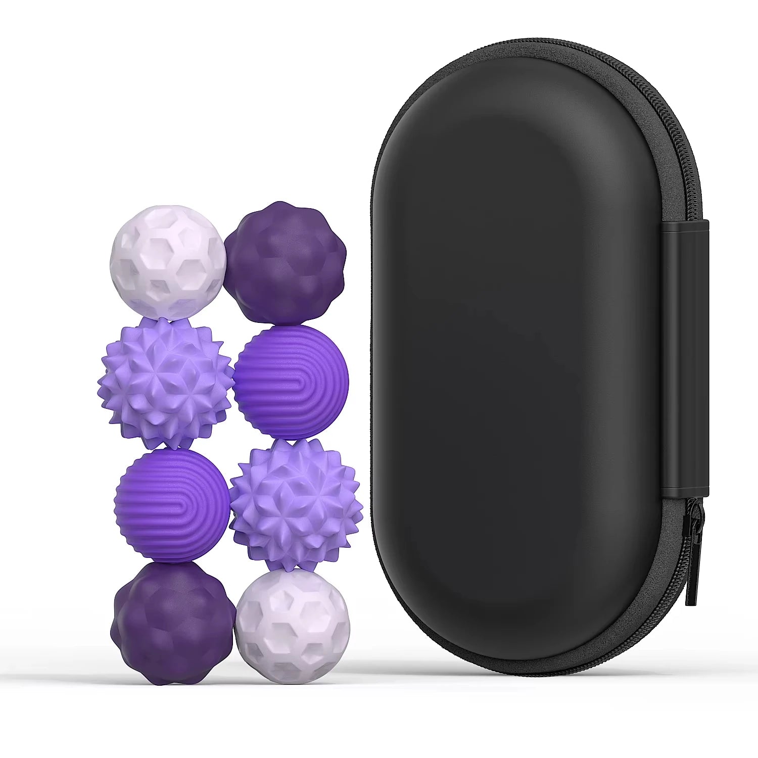 Magnetic Sensory Fidget Balls - 8-Piece Stress & Anxiety Relief Set